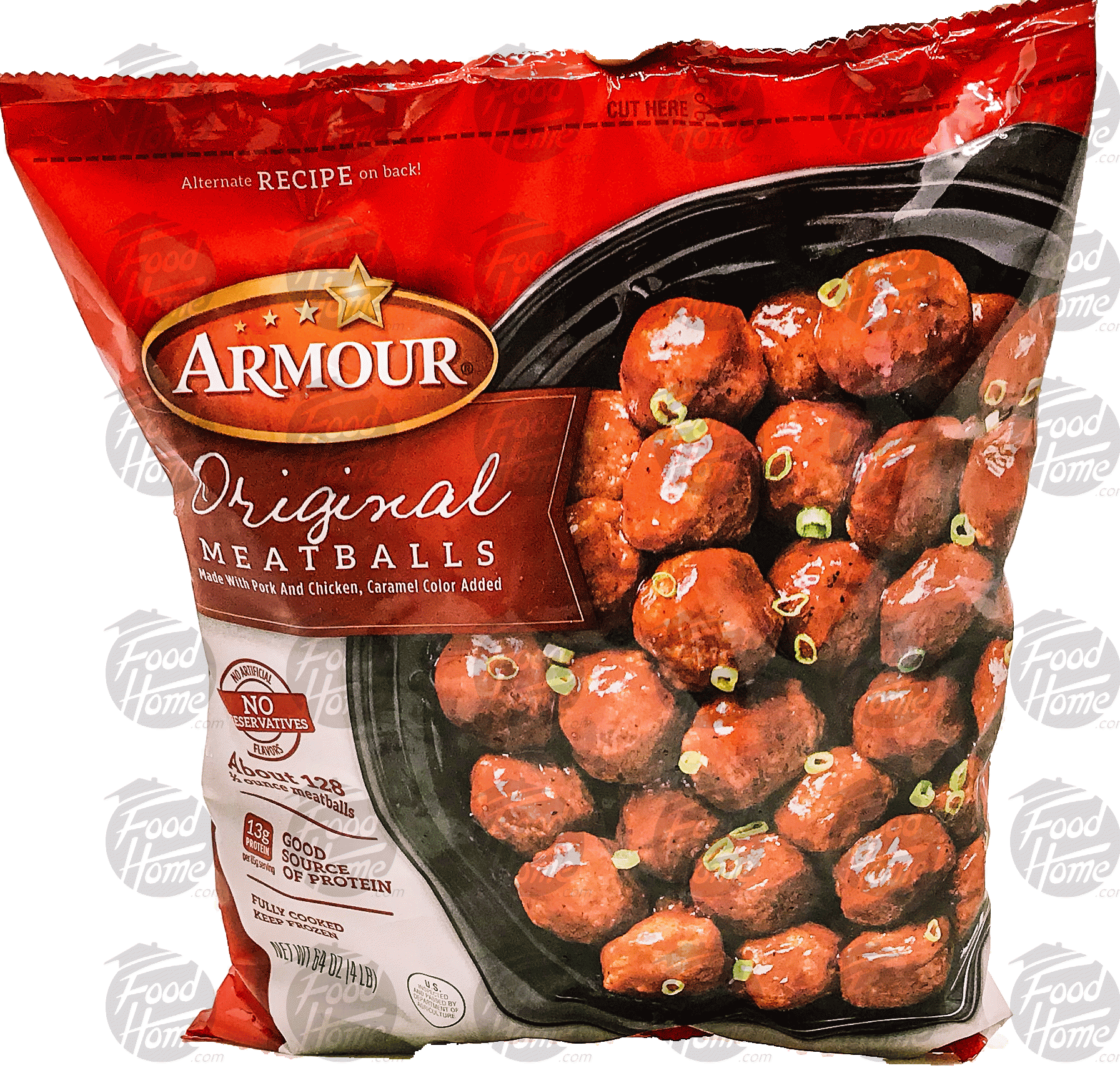 Armour  original meatballs, party size, over 120 fully-cooked meatballs Full-Size Picture